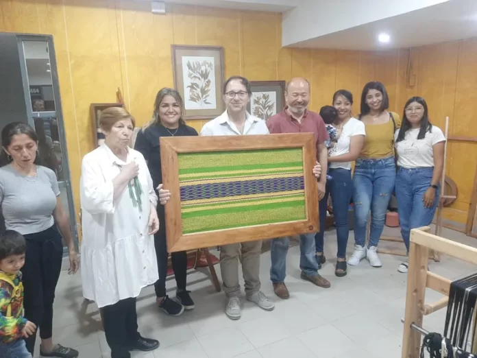 El ministro Miranda visitó la cooperativa de trabajo Kkinako Pakaskka