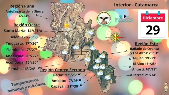 El pronóstico del tiempo para el fin de semana de año nuevo
