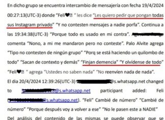 Las lágrimas de La Toretto de La Plata y sus increíbles chats en el provocativo grupo de WhatsApp